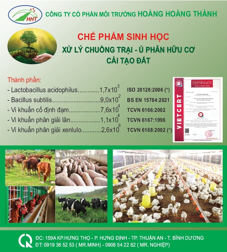 Chế Phẩm Sinh Học Xử Lý Chuồng Trại, Ủ Phân Hữu Cơ, Cải Tạo Đất 2L 1